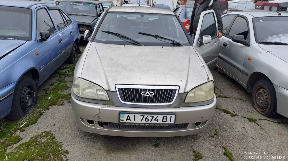 Авто Chery A15 AMULET, ДНЗ: АІ 7674 ВІ, 2008 р, VIN: LVVDA11BX8D025356