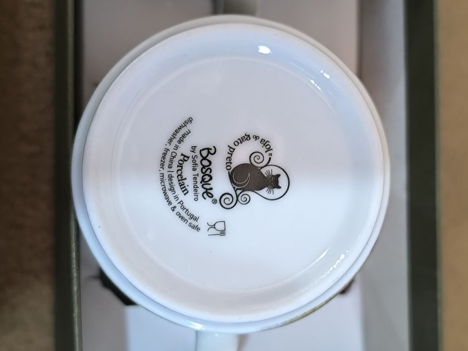 Canecas da coleção "Bosque" da Loja do Gato Preto,