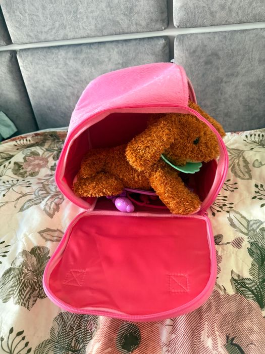 М'яка іграшка у сумочці Da Run Toys собака