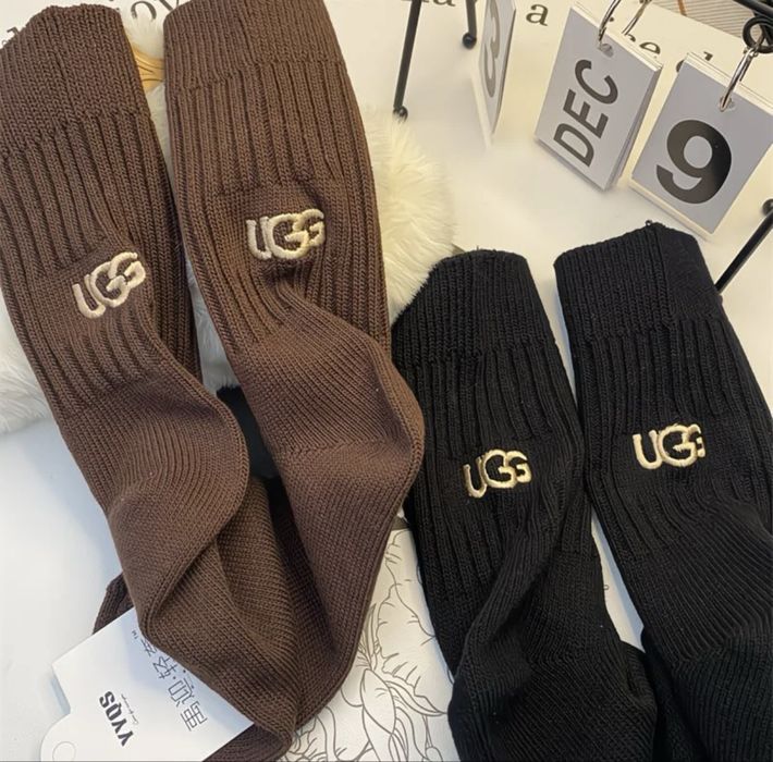 Шкарпетки Ugg чорні коричневі