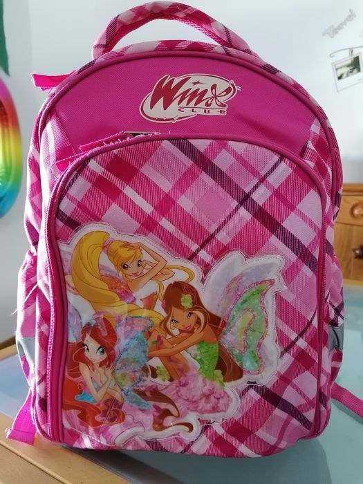 Mochila escolar + saco desporto Winx