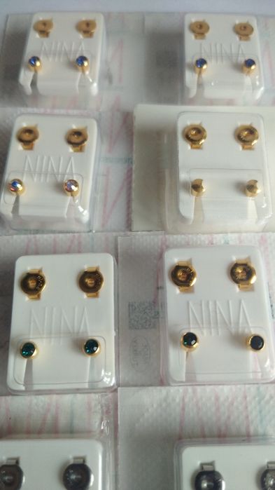 Сережки, медична сталь.