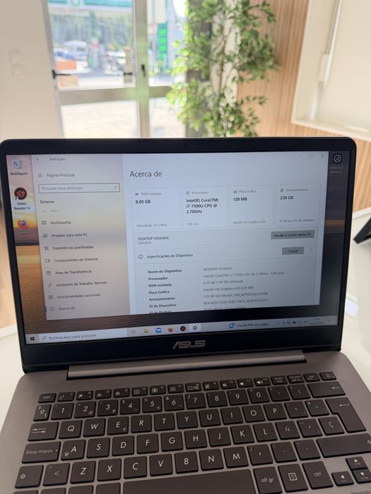 Portatil Asus Notebook UX430U