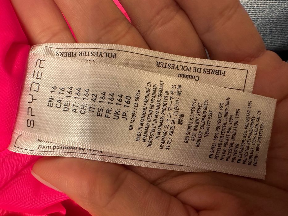 Spodnie narciarskie Spyder dziecięce – rozmiar 164 (16)