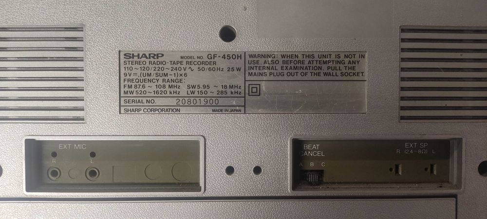 Radio Sharp GF-450