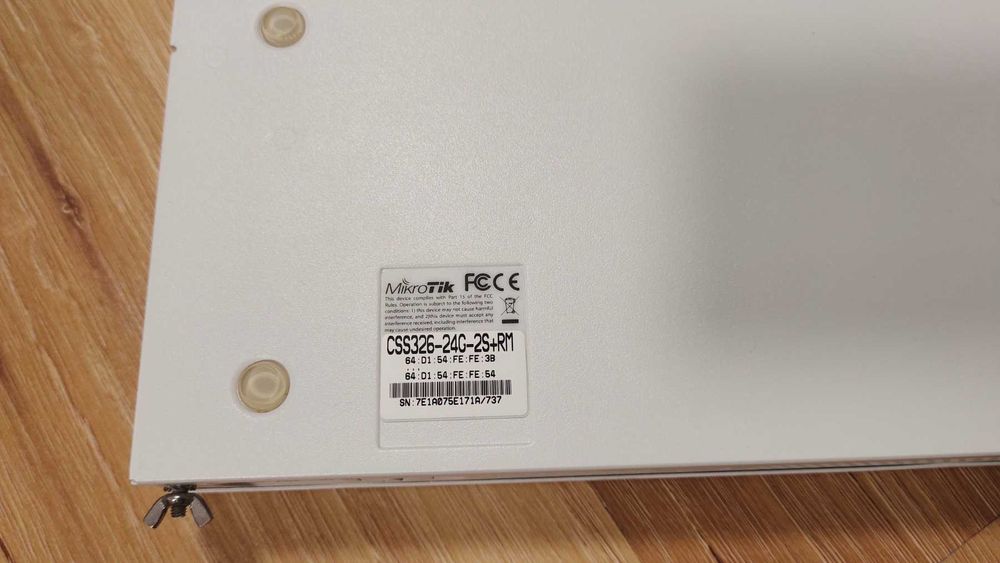 Комутатор Mikrotik CSS326-24G-2S+RM