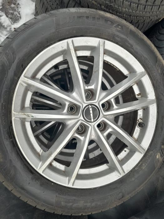 Oryginalne koła alu 205/55/16 Borbet 5x112 et47 Audi opony lato 22r.