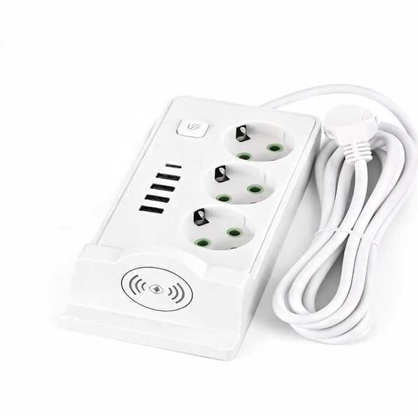 Мережевий фільтр, Подовжувач з бездротовою зарядкою, Подовжувач з usb