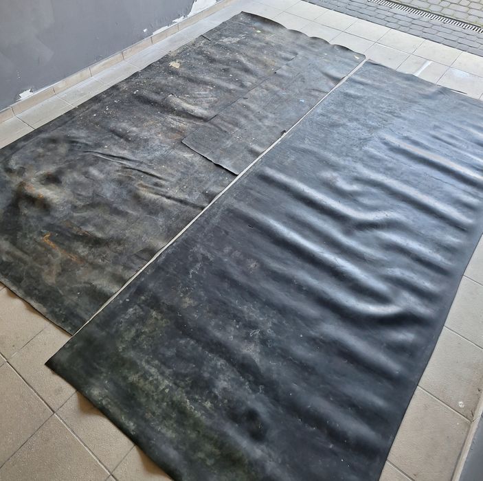 Wykładzina gumowa gładka 2 szt grubość około 2mm