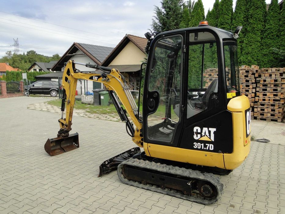 Minikoparka Koparka Caterpillar CAT 301.7 D OryginałZadbanaSprowadzona