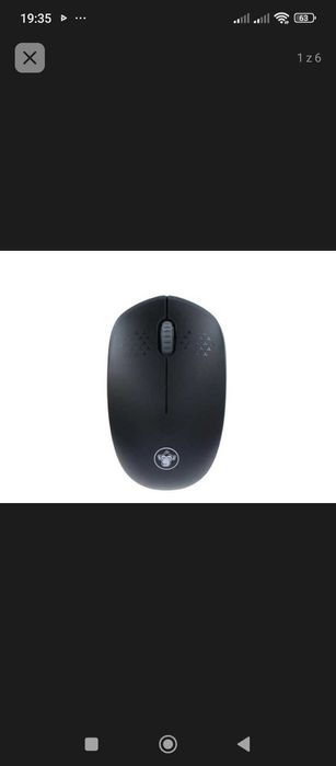 Myszka Silver Monkey Wireless Silent Mouse