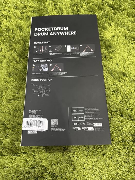 AeroBand PocketDrum 2 Max Bateria Digital