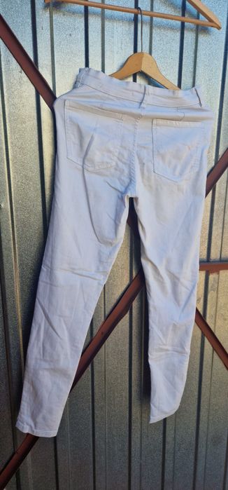 Sinsey białe jeansy skinny M