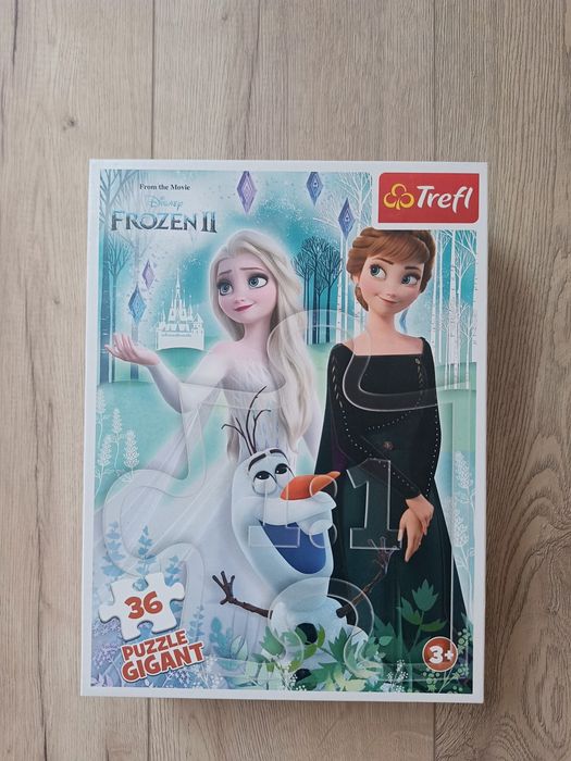 puzzle Gigant TREFL Kraina Lodu II 36 el. stan BDB