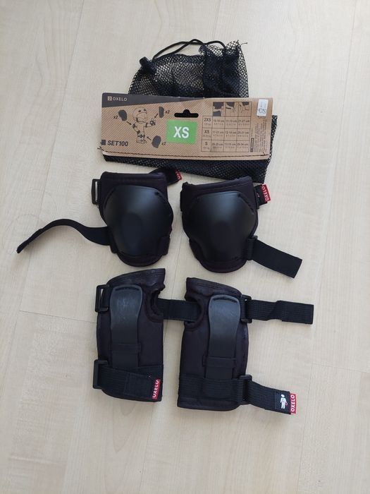 Rolki Oxelo 32-34 + ochraniacze + kask (zestaw)