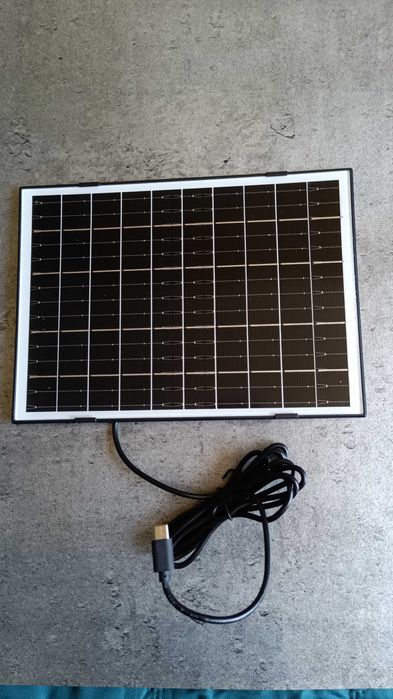 Panel słoneczny Micro USB+Type-C 2w1 Zewnętrzny panel ładowania słonecznego 10W 5V
