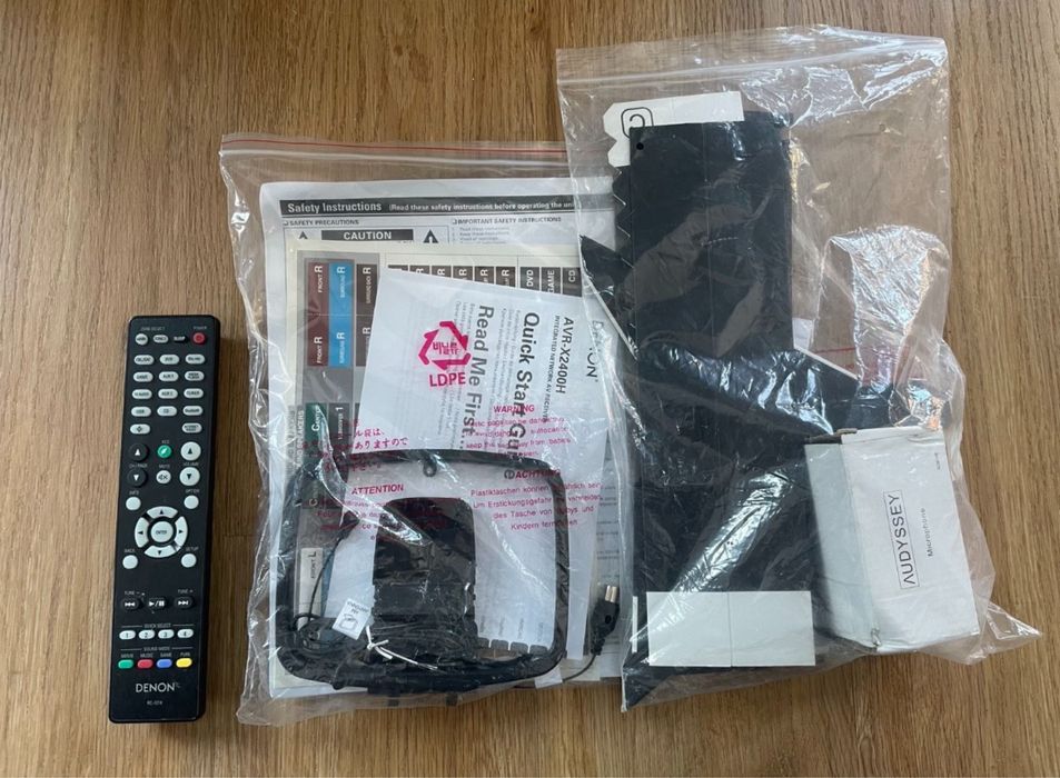 Denon AVR-X2400H | 7.2 | Gra na radiu | Pełen Komplet + Mikrofon