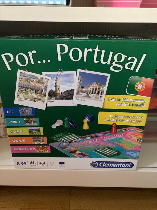 Jogo de Tabuleiro "Por Portugal"