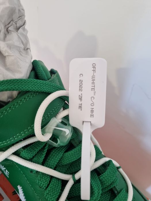 Nike Air Force 1 Mid SP x Off-White Pine Green 2022 – Edição Limitada – Novo/Nunca Usado