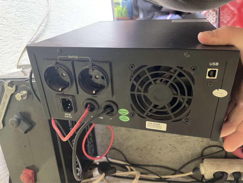 LUXEON UPS-500ZR — Найкращий безперебійник для котла — ДБЖ Акумуляторна батарея LUXEON LX12-100MG