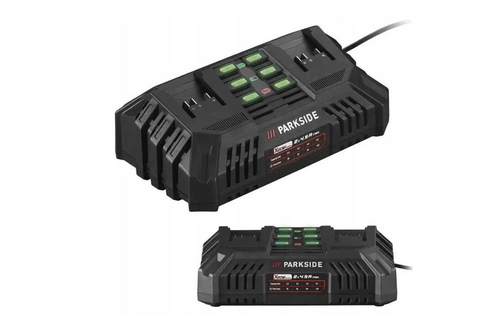Подвійний   Зарядний  Пристрій PARKSIDE PDSLG 20 A1
