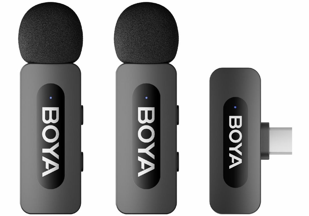 Петличний мікрофон  BOYA BY-V20 для iPhone та Android (USB Type -C).