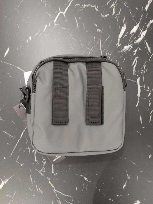 Сумка STONE ISLAND 90270 Mussola Gommata Canvas Print Belt Bag Grey