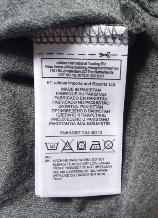 Чоловіча футболка Adidas m. 100% cotton