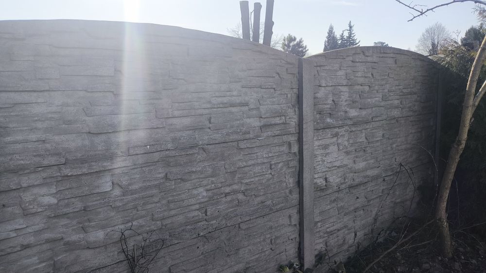 Ogrodzenie betonowe Za darmo oddam. ---zarezerwowane---