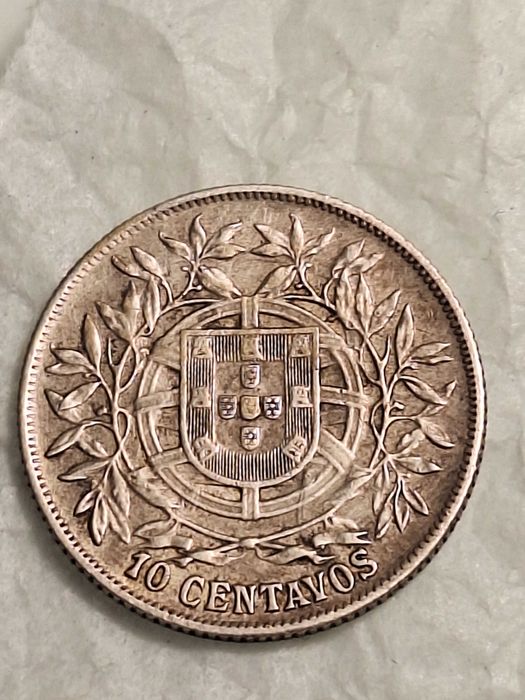 Moeda 10 centavos 1915 Bela