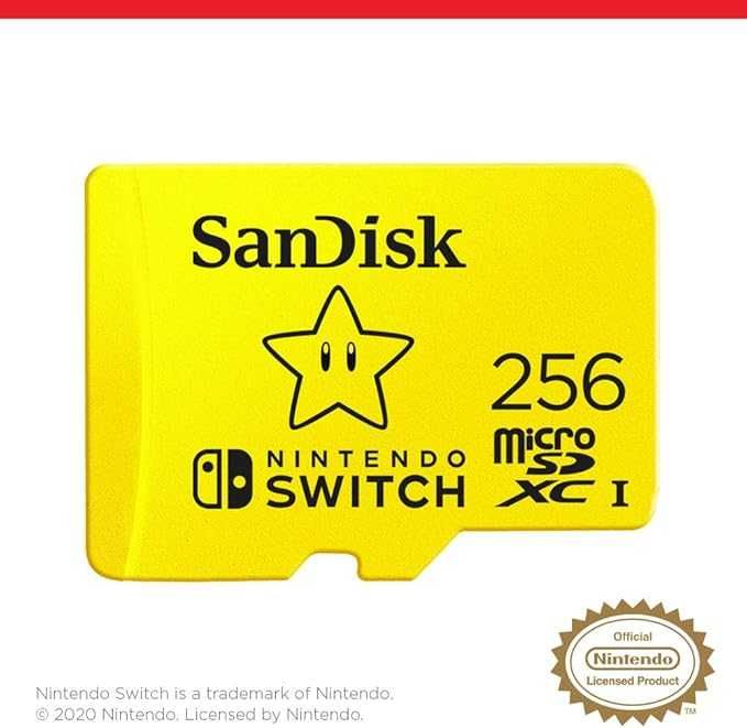 SanDisk Cartão microSD  Nintendo Switch, Super Mario Superstar 256 GB
