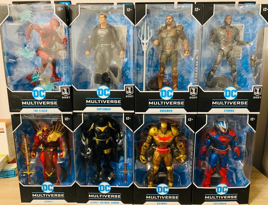 【Figumania】 Фигура Superman Cyborg Aquaman Flash Batman Azrael Лига
