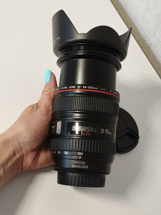 Продам об'єктиви 24-105 f4, 50mm f1.8, 35mm f2.0