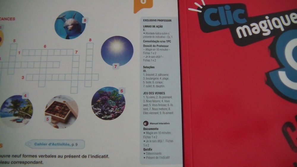 Clic magique 9 - Francês 9.º Ano Manual com caderno (Professor)