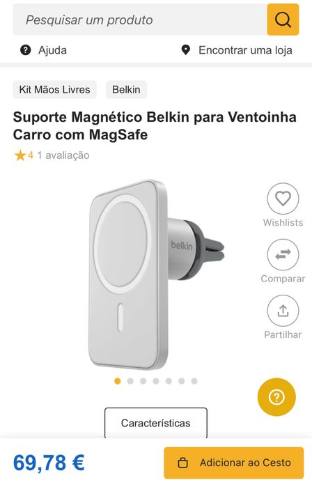 Suporte Magnético Belkin
