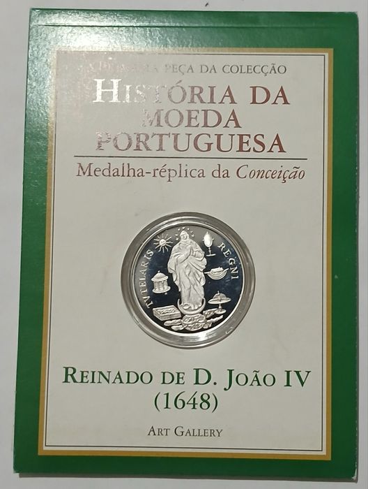 Medalha replica da Conceição prata 925%