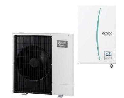 Pompa ciepła Mitsubishi Zubadan 10kW Split. PUD-SHWM100YAA + EHSD-YM9D