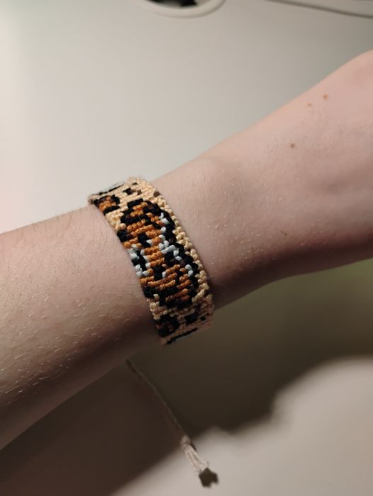 Bransoletka z muliny z pieskiem