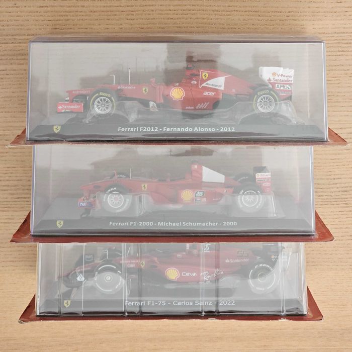 Ferrari F1 Miniaturas escala 1/24 (conjunto novo)