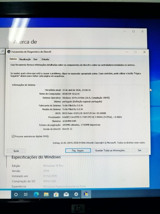 Torre de Pc a funcionar453115010372741123