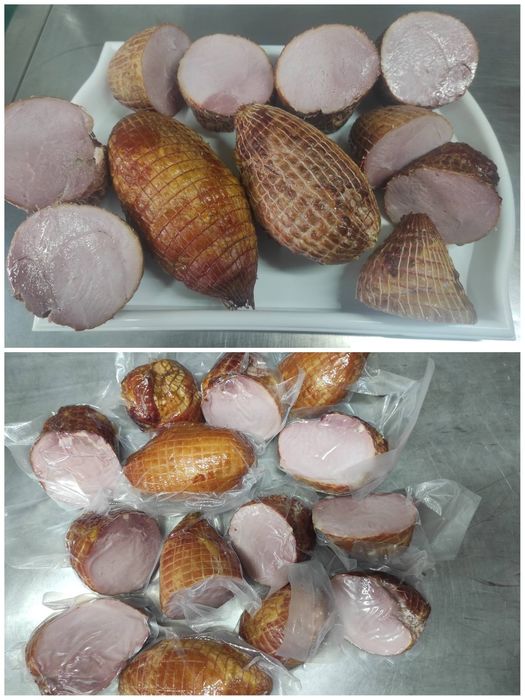 М'ясо копчене, ковбаса, мясо копченое