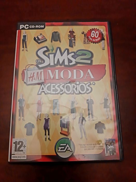 Jogo PC CD-ROM os Sims2 H&M Moda Acessórios