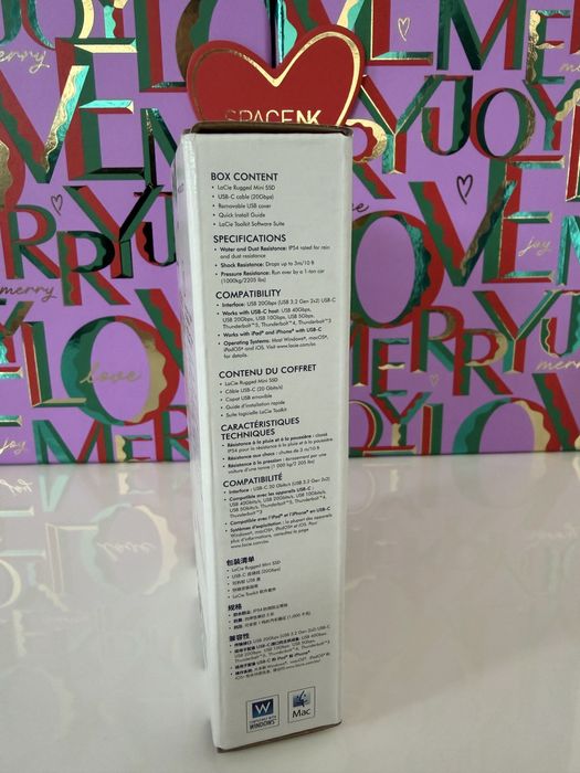 SSD !!! ЗОВНІШНІЙ накопичувач LaCie Rugged Mini SSD 2TB (STMF2000400)