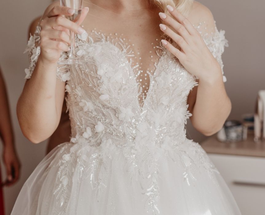 Suknia ślubna księżniczka