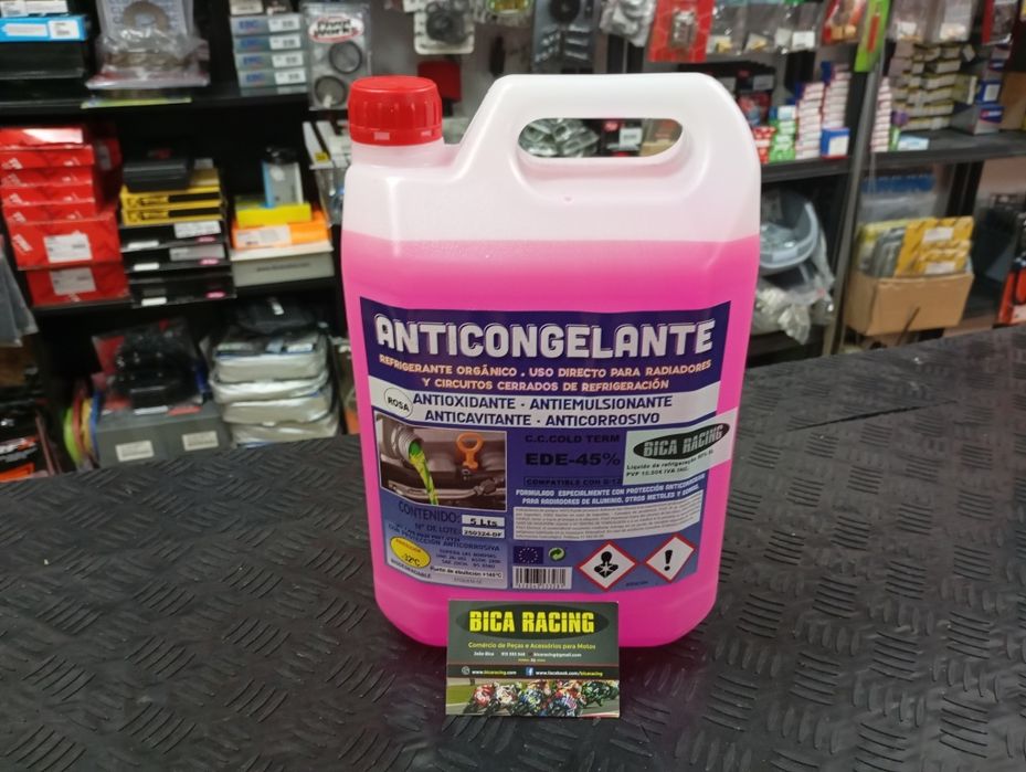Anticongelante orgânico Moto 50% 5litros
