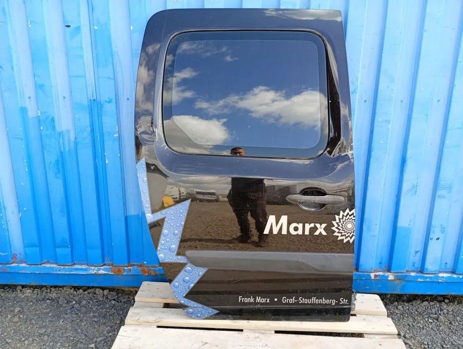 drzwi przesuwne prawe boczne z szybą kompletne renault kangoo ii iii c