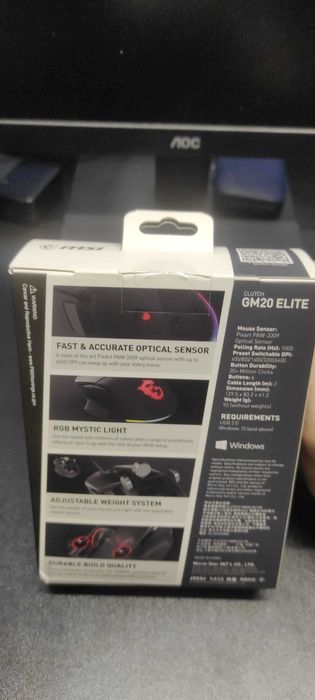 Myszka MSI Clutch GM20 Elite