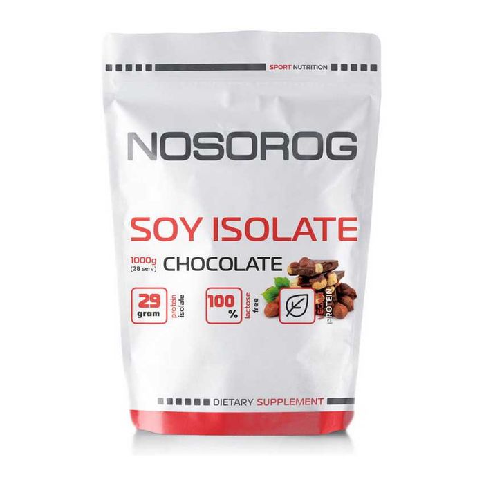 Протеин соевый изолят NOSOROG Soy Isolate 1 kg  (растительный белок)