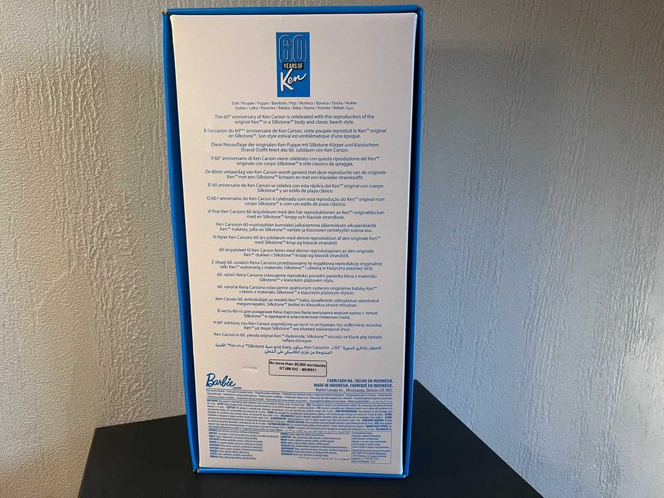 Barbie Ken w kąpielówkach i klapkach. Klasyczna lalka kolekcjonerska!