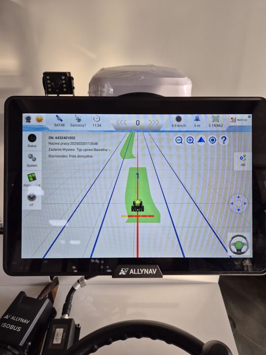 nawigacja GPS do ciagnika z  Isobus l z montażem